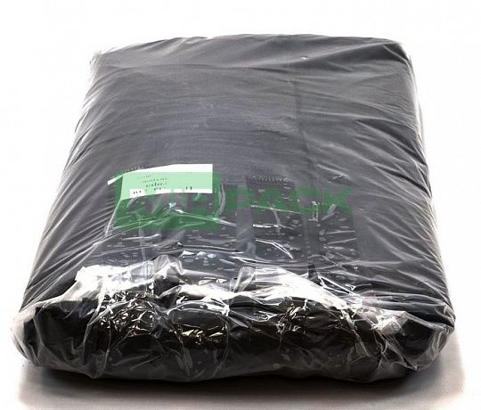 Мешки для мусора 240 литров, 50 мкм в пачках 100 шт ПВД черные - Вид 2